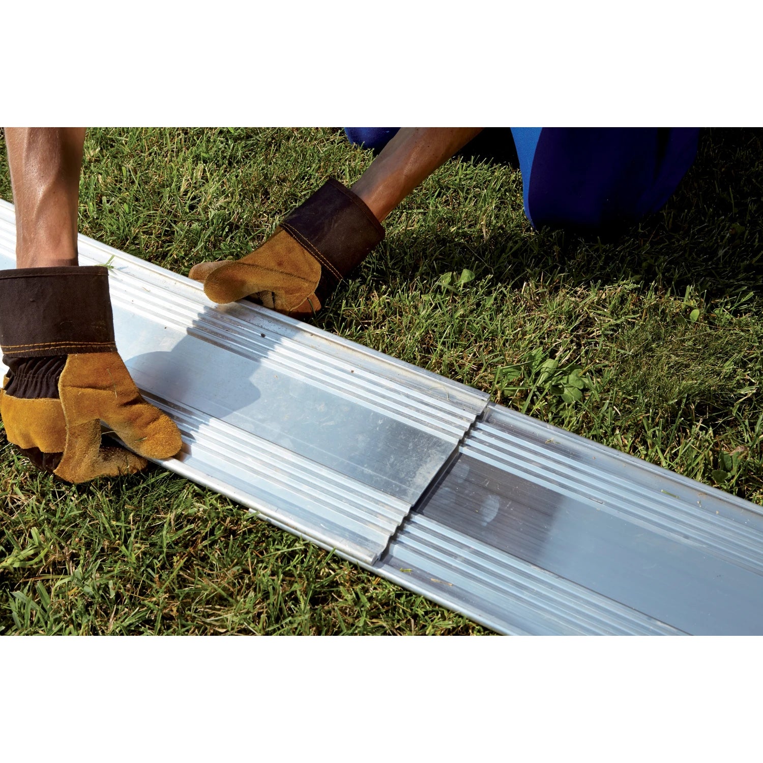 BORDURA ALUBORD - h cm 10 x mt 2,50 - ALLUMINIO