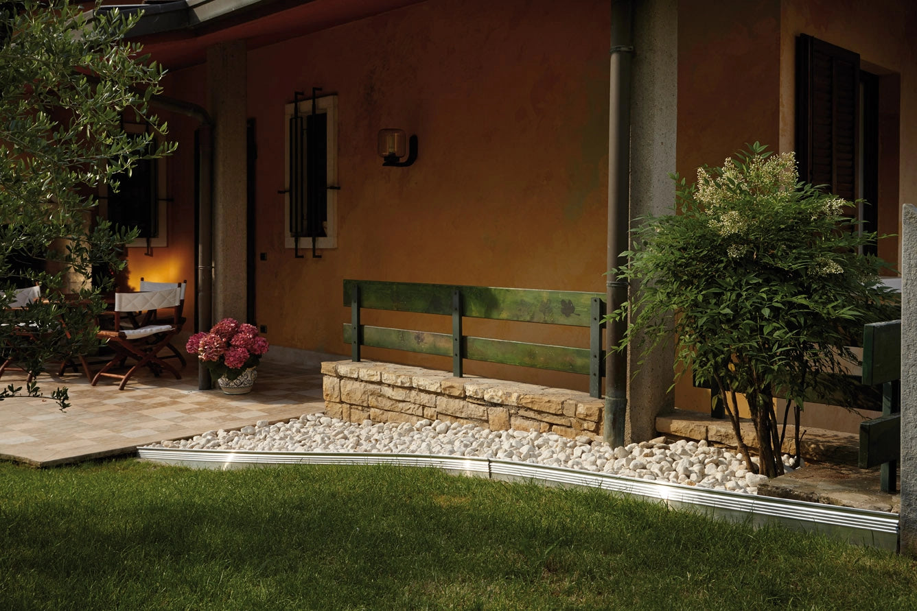 BORDURA ALUBORD - h cm 10 x mt 2,50 - ALLUMINIO