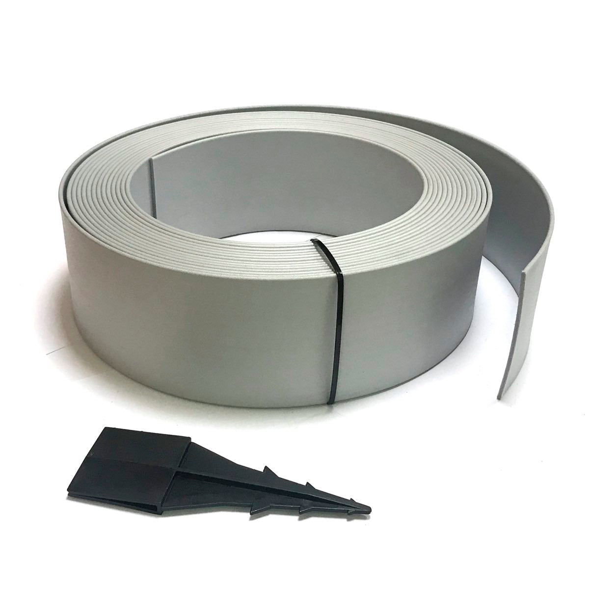 BORDURA SPESSA - h cm 12 x mt 15 - colore GRIGIO