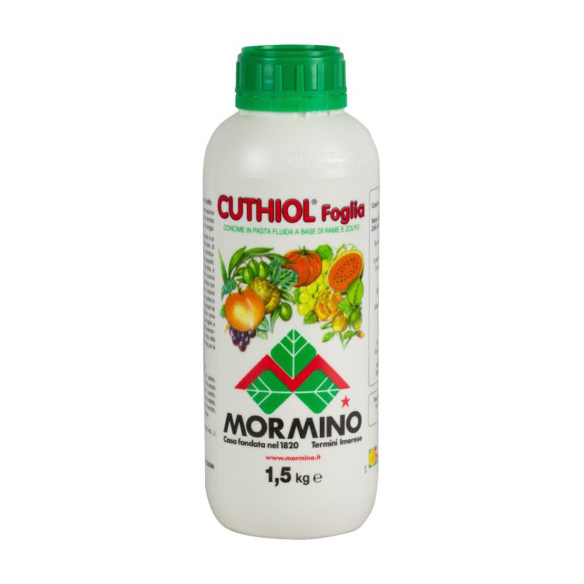 CUTHIOL FOGLIA MORMINO - ml 500 (= gr 750) e lt 1 (= Kg 1,5) - BIO