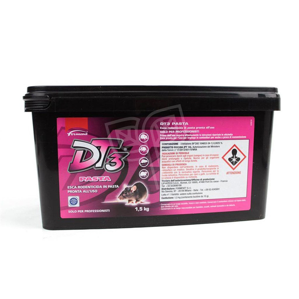 DT3 FORMEVET PASTA TOPICIDA - secchio Kg 1,5