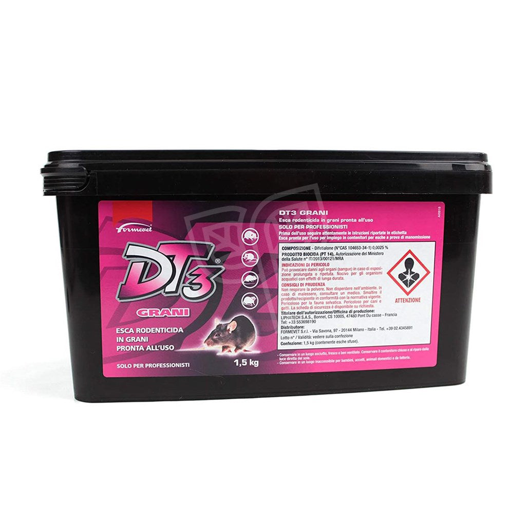 DT3 FORMEVET GRANO TOPICIDA - secchio Kg 1,5