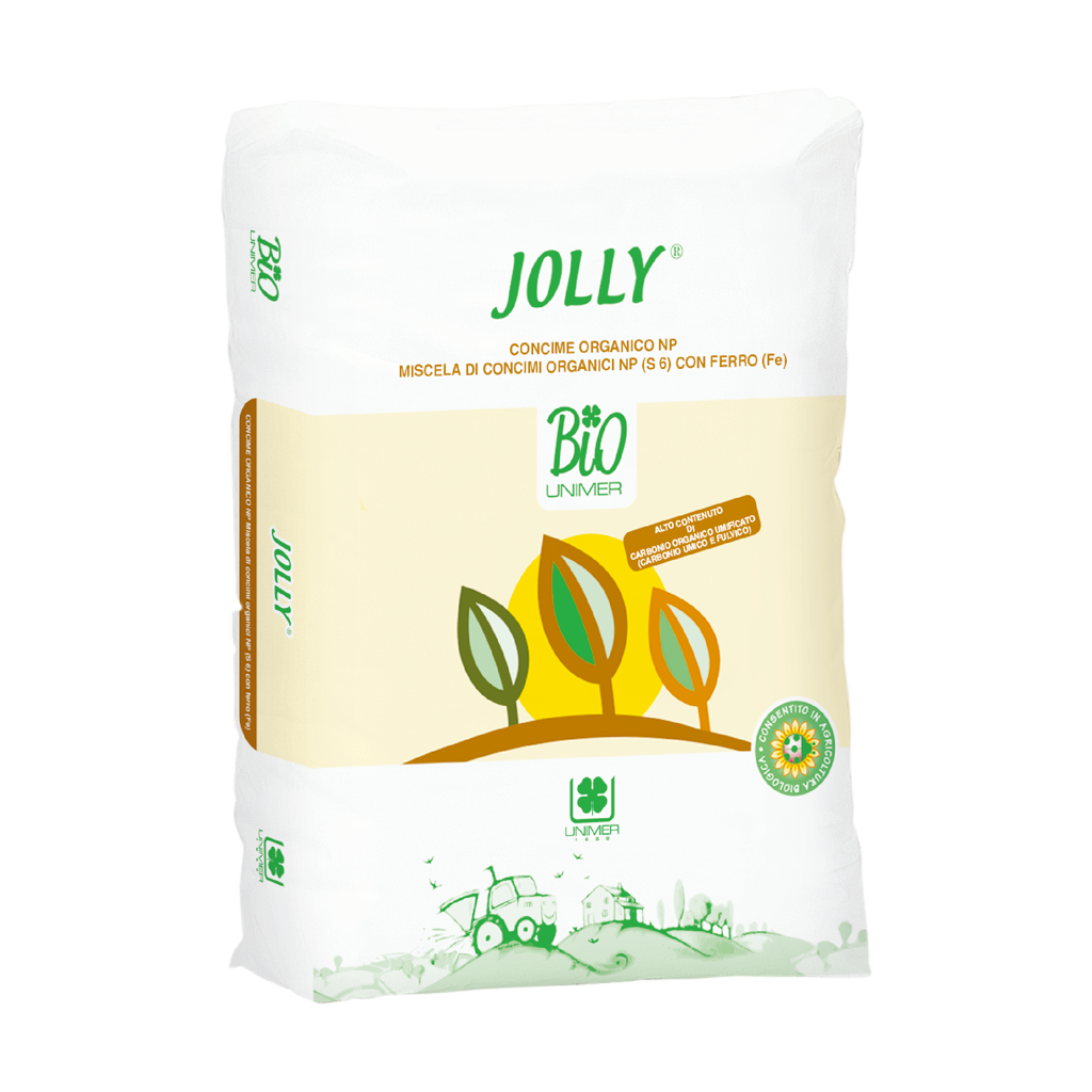 JOLLY miscela di concimi organici NP (S6) con ferro (Fe) - Kg 25 - BIO
