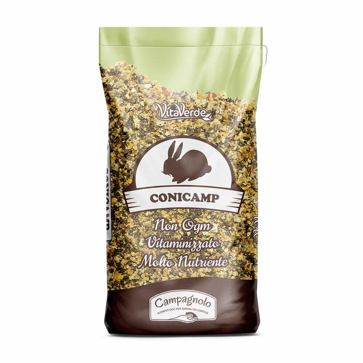 CONICAMP - crescita o ingrasso - pellet e fioccato - NO OGM - Kg 18