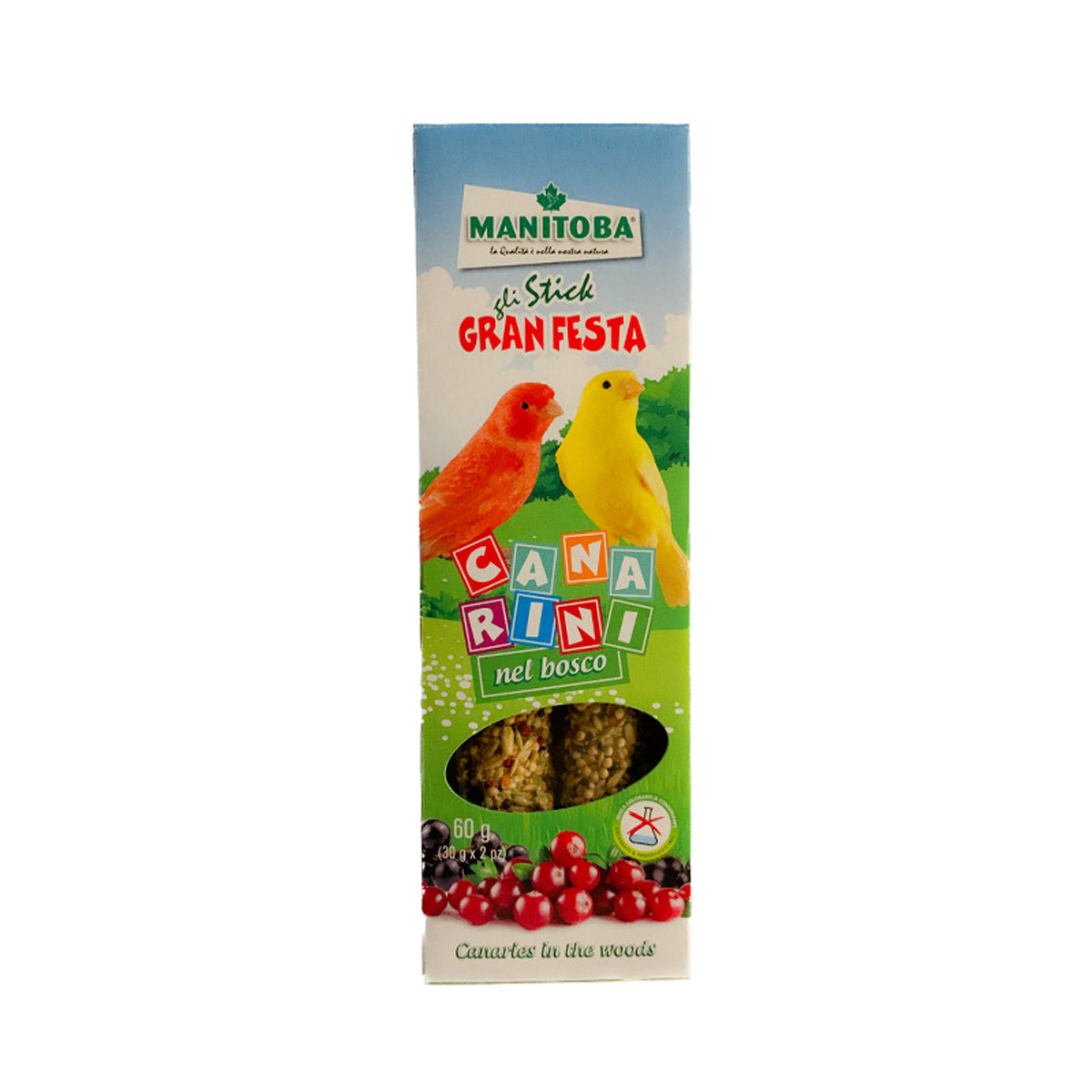 STICKS CANARINI NEL BOSCO MANITOBA - gr 60 (gr 30 x pz 2)