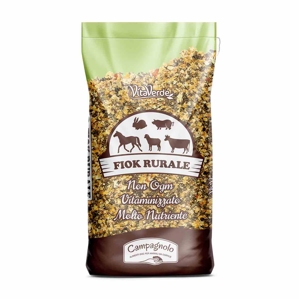 FIOK RURALE - crescita e ingrasso - fioccato - NO OGM - Kg 20