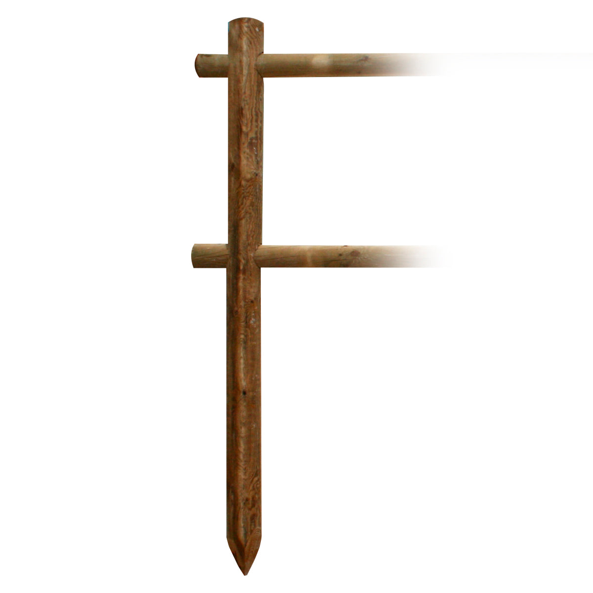 PALO PINO TORNITO Ø cm 12 - CON PUNTA E N. 2 FORI Ø cm 8 - h cm 175