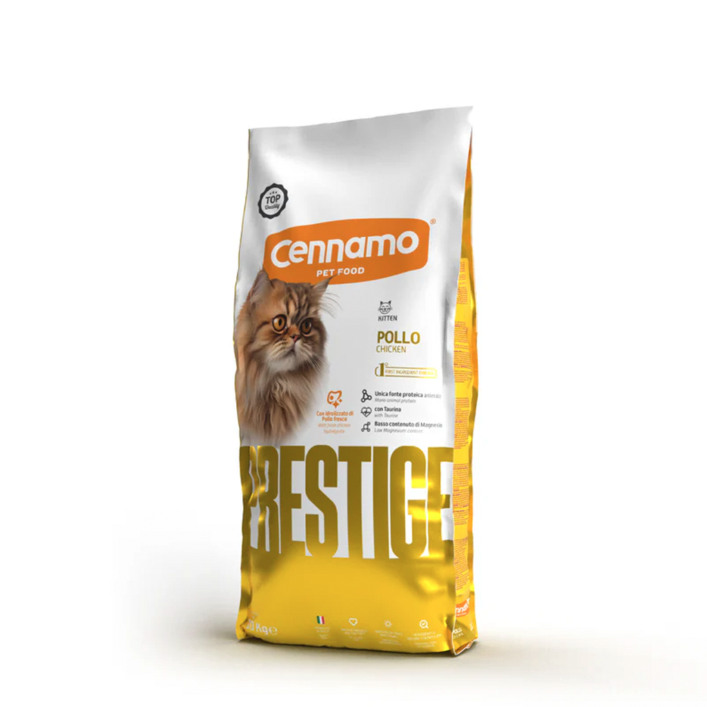 PRESTIGE CAT KITTEN gusto POLLO - Kg 1,5 e Kg 10
