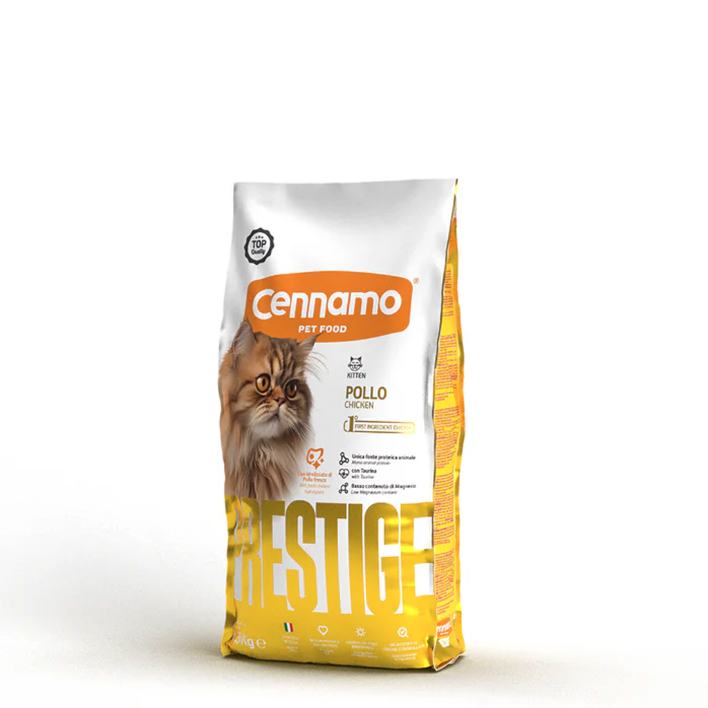 PRESTIGE CAT KITTEN gusto POLLO - Kg 1,5 e Kg 10