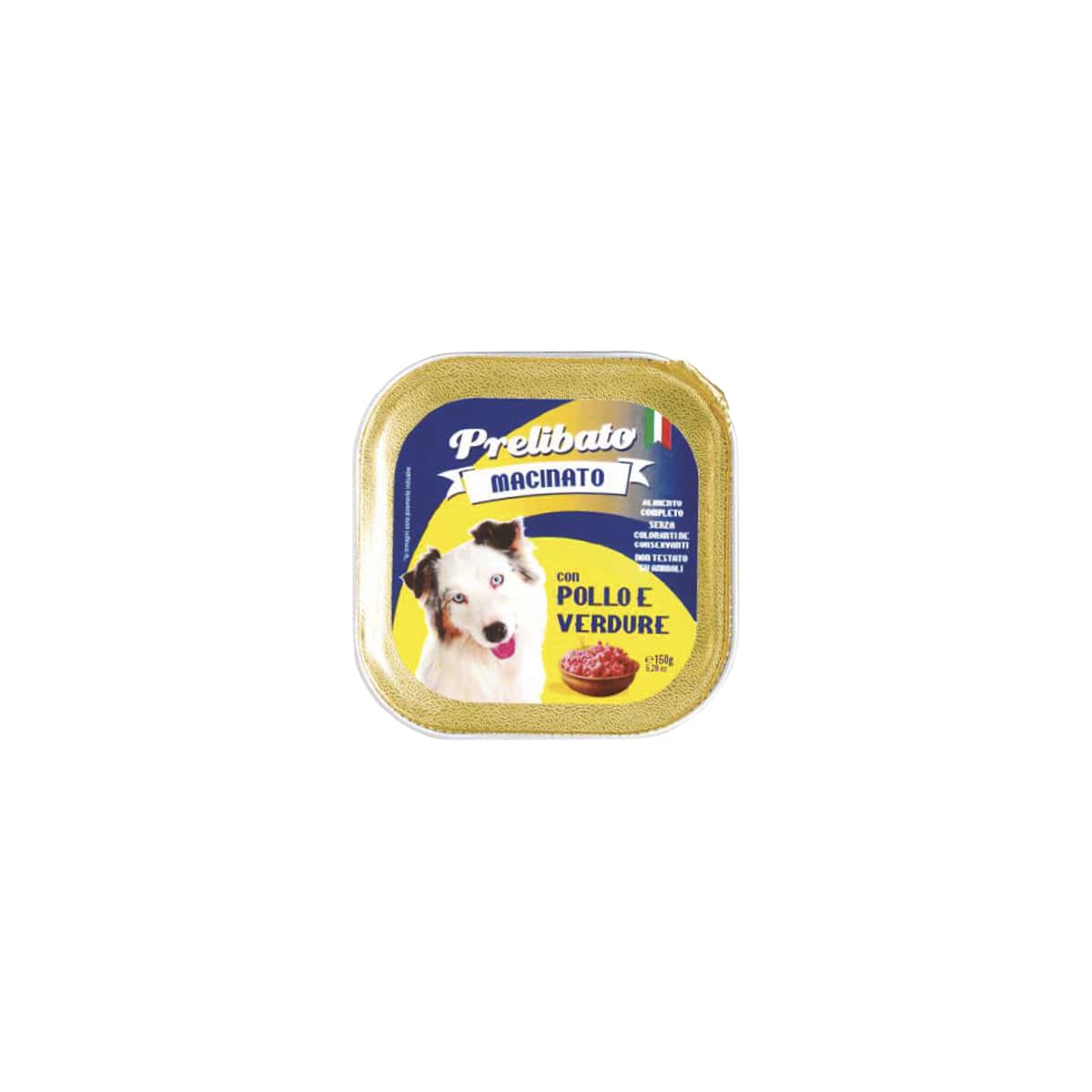 PRELIBATO CANE gusto POLLO E VERDURE - gr 150 vaschette x n. 22 pz