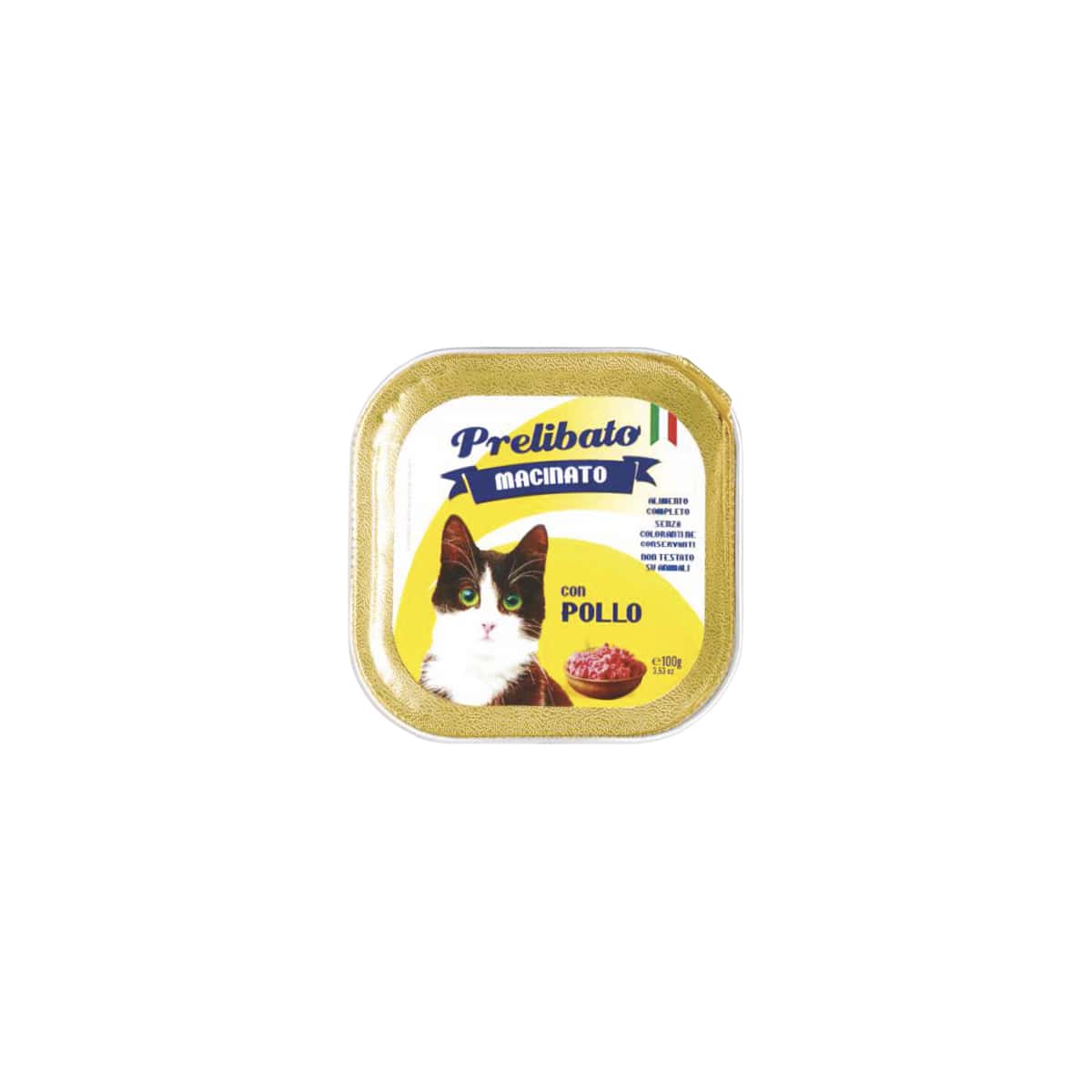 PRELIBATO GATTO gusto POLLO - gr 100 vaschette x n. 32 pz