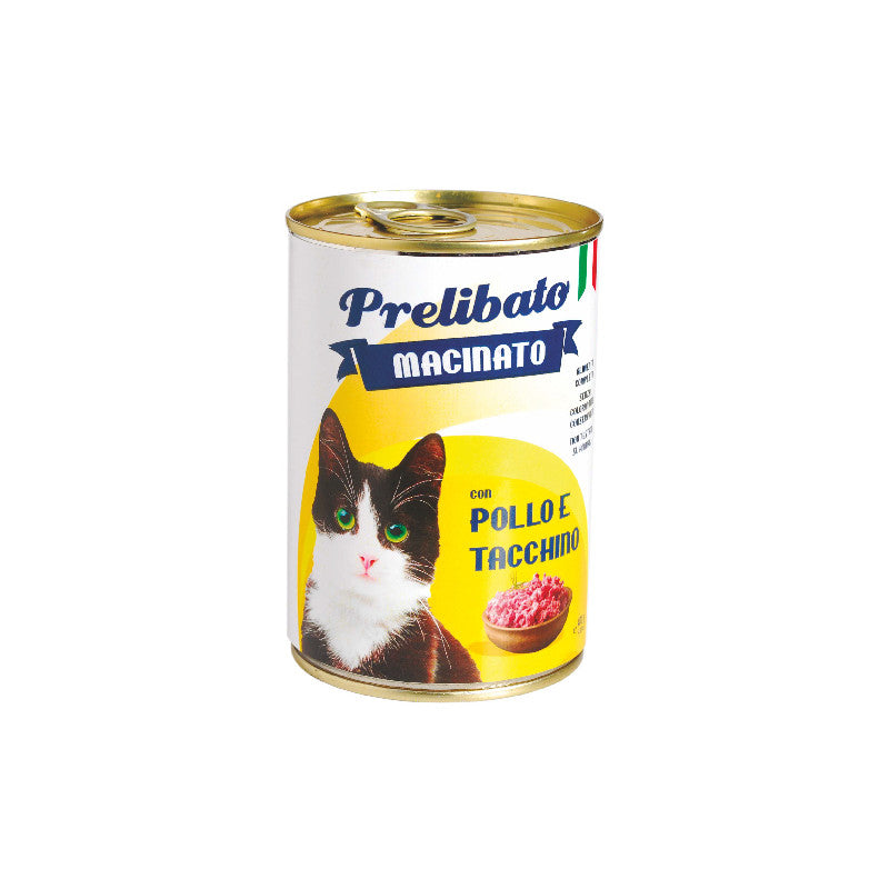 PRELIBATO GATTO gusto POLLO E TACCHINO - gr 400 x n. 24 pz