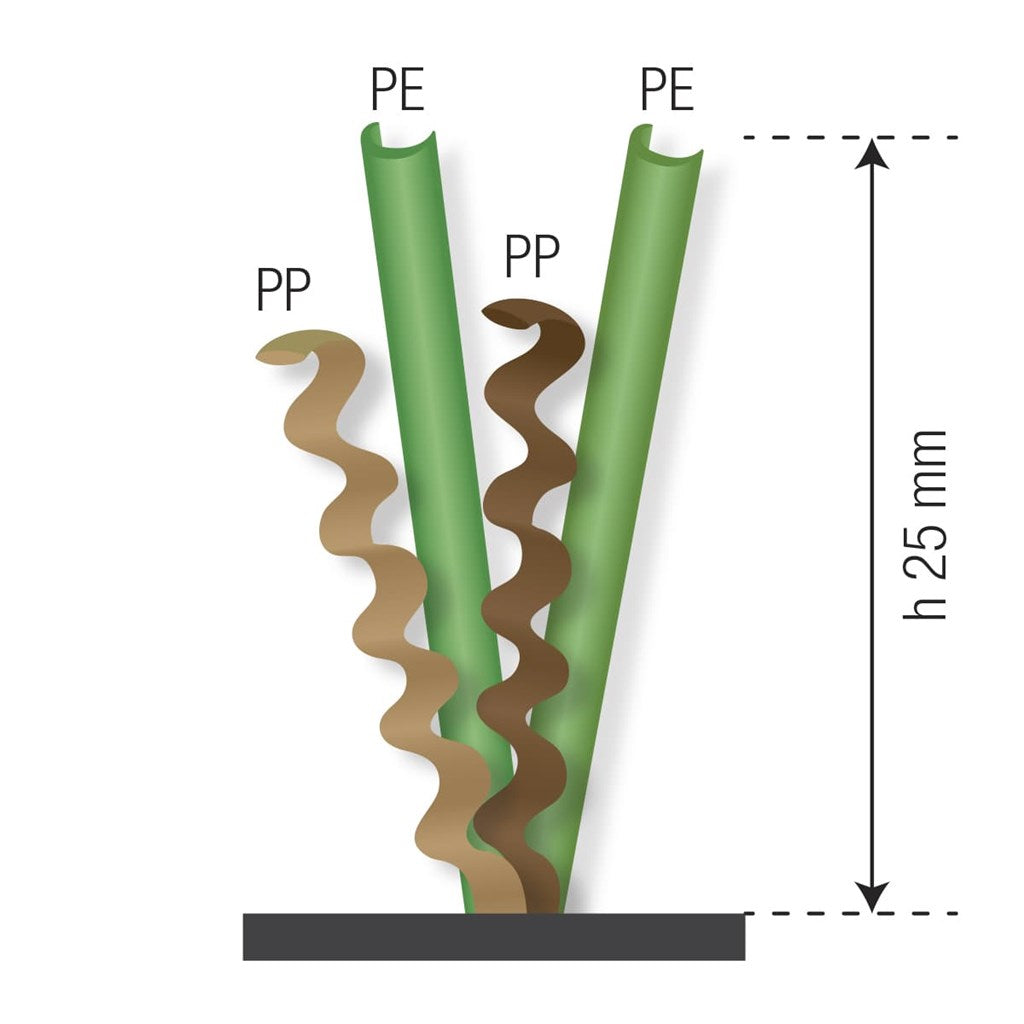 PRATO SINTETICO REALE 25mm