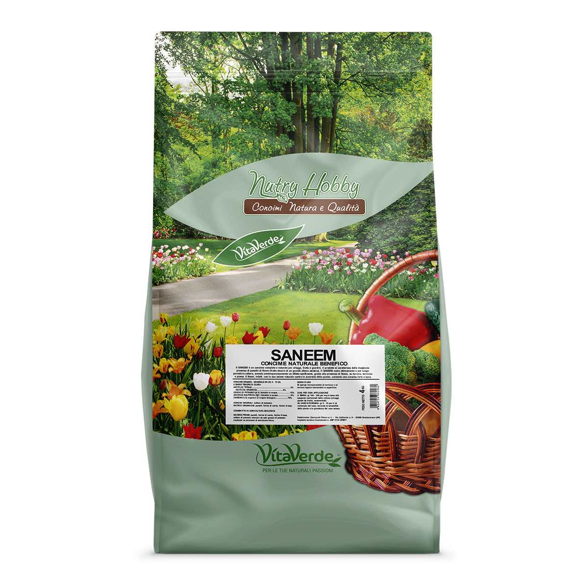 SANEEM 4-5-12 VITAVERDE - Kg 1, Kg 4 e Kg 20 - BIO