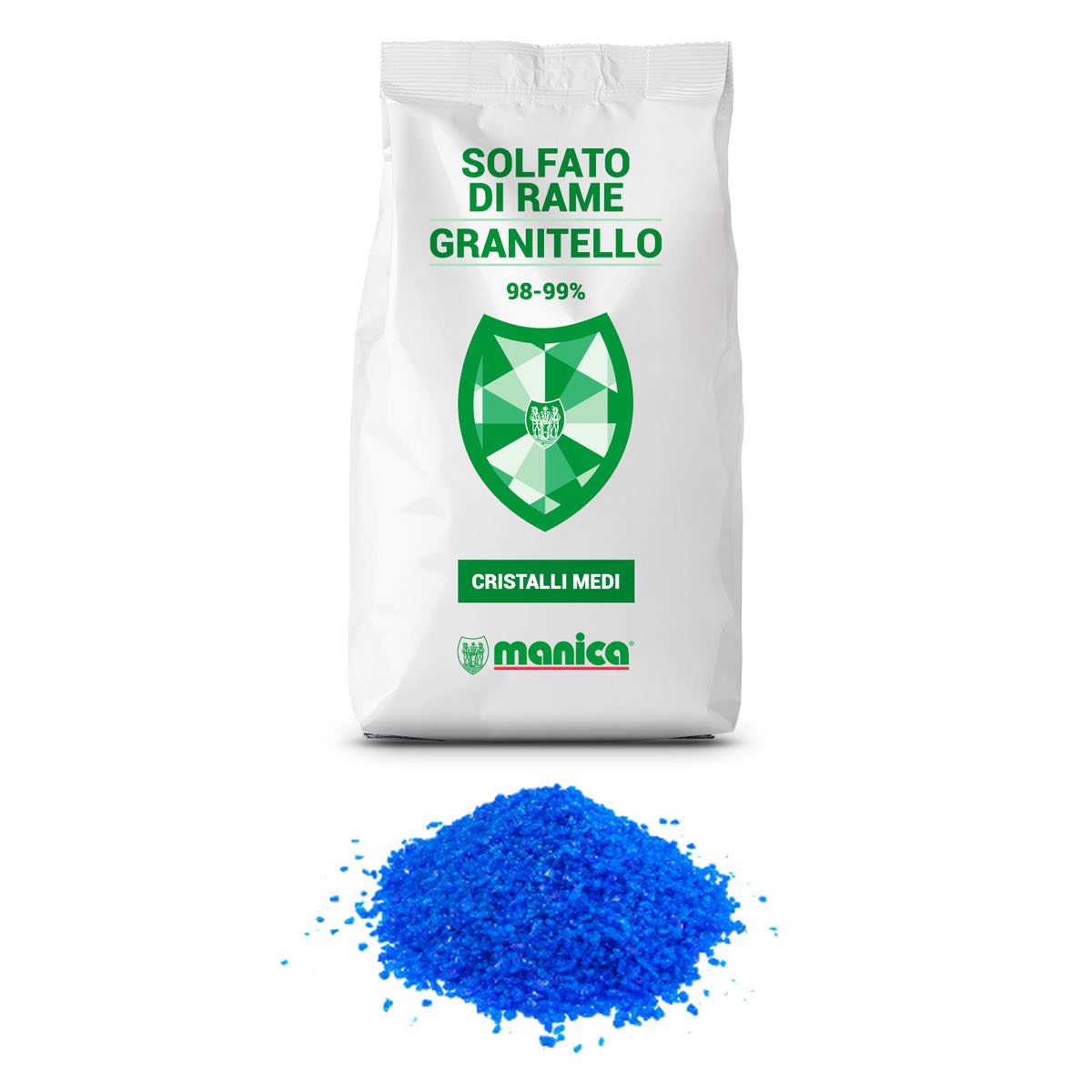 SOLFATO DI RAME GRANITELLO MANICA - Kg 1 - BIO