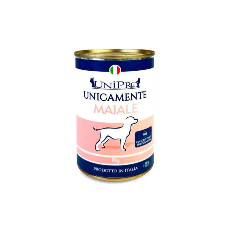 UNICAMENTE CANE gusto MAIALE - varie confezioni
