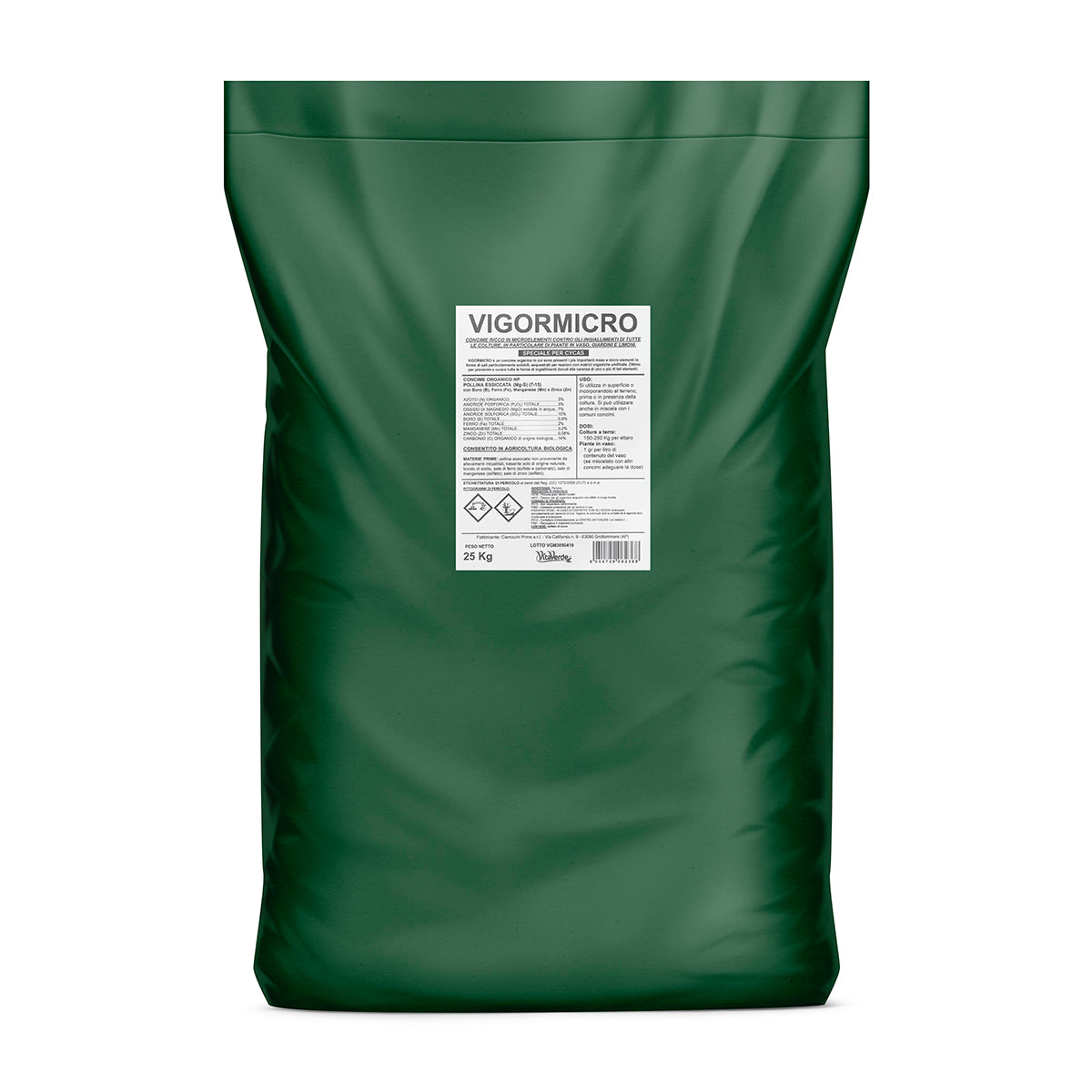VIGORMICRO - PELLET - Kg 25 - BIO