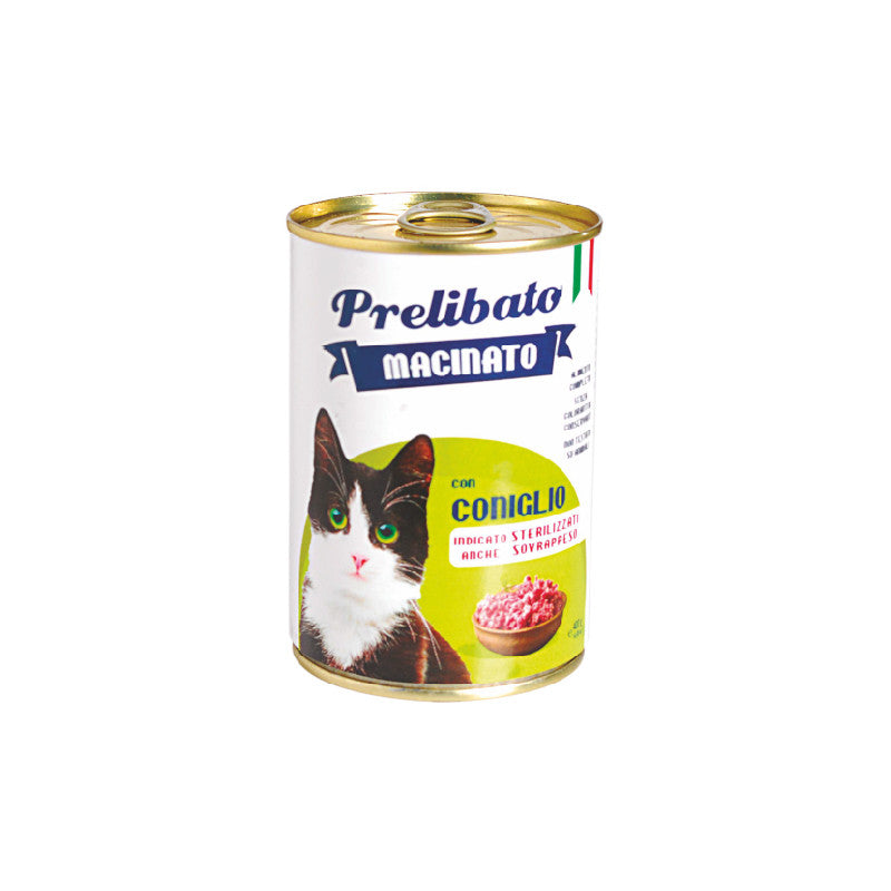 PRELIBATO GATTO gusto CONIGLIO - gatti STERILIZZATI e/o SOVRAPPESO - varie confezioni