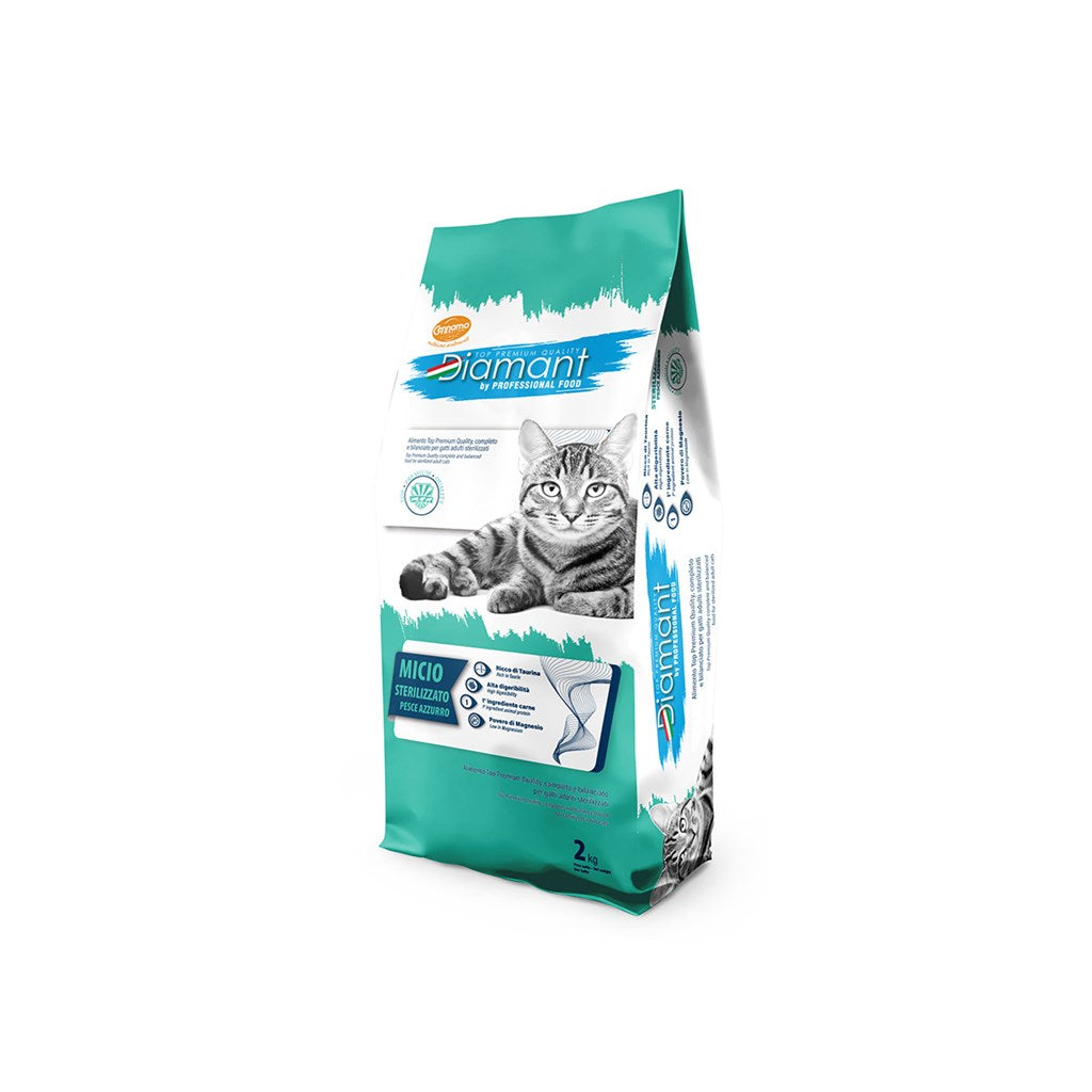 DIAMANT MICIO STERILIZZATO gusto PESCE AZZURRO - varie confezioni
