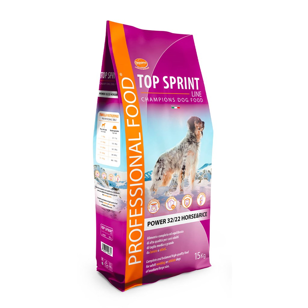TOP SPRINT 32-22 POWER gusto CAVALLO E RISO - Kg 15