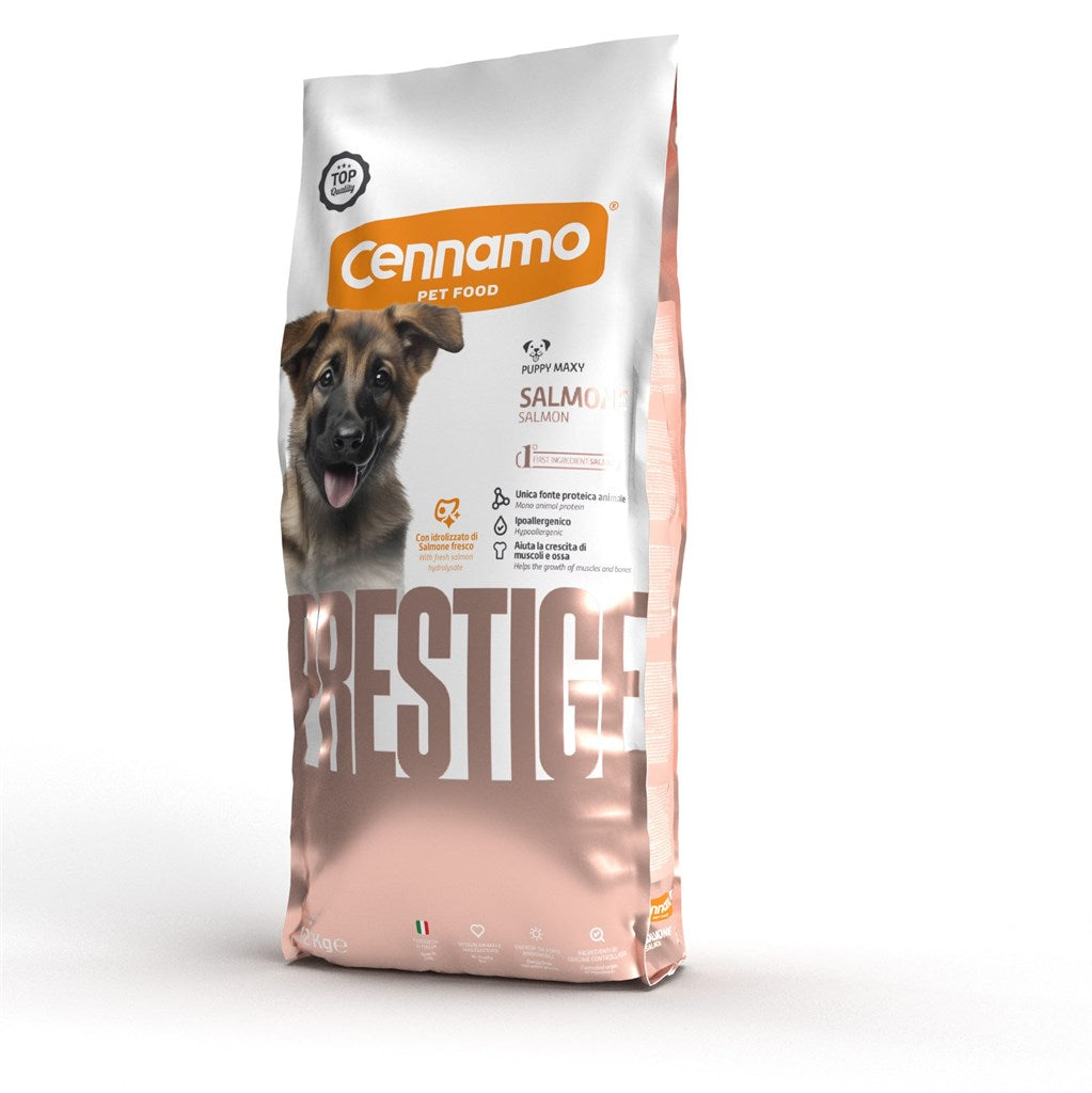 PRESTIGE PUPPY MAXI gusto SALMONE - Kg 2 e Kg 12
