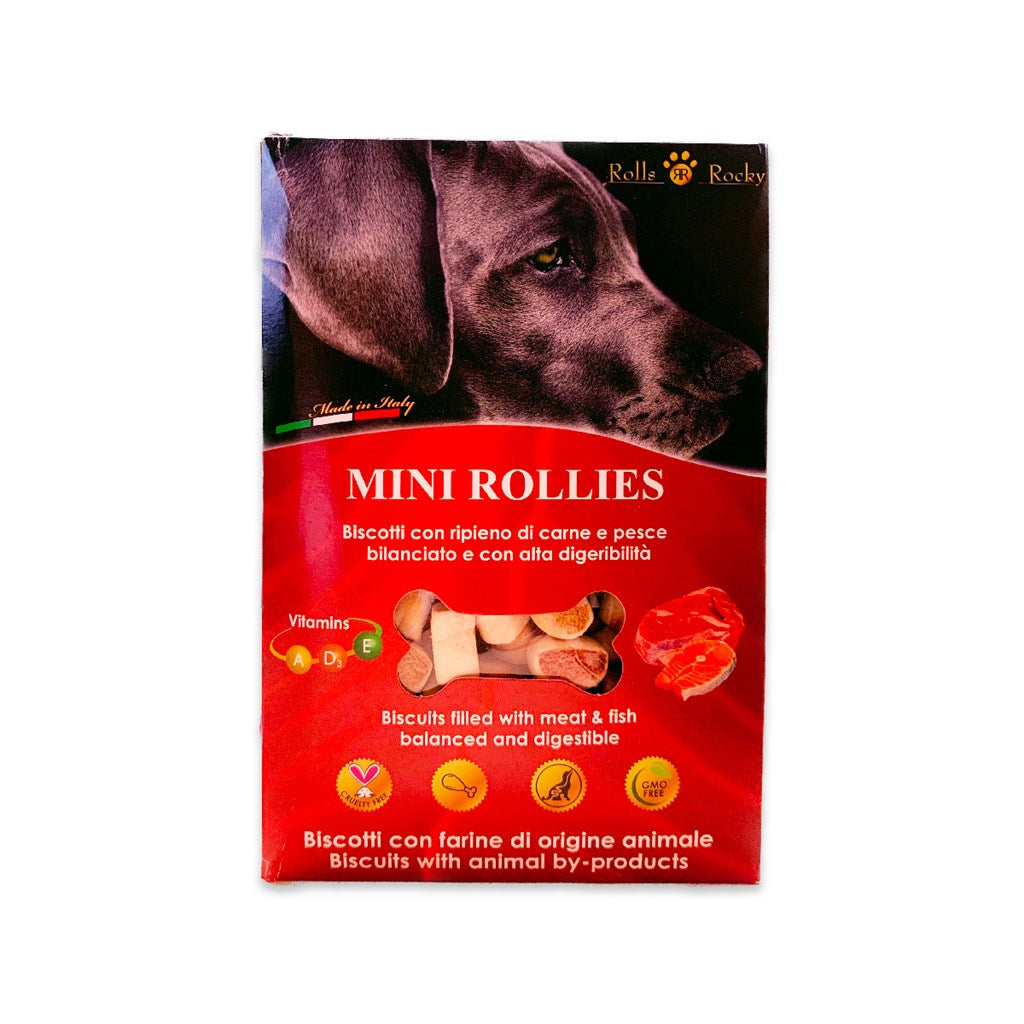 BISCOTTI FARCITI MINI ROLLIES - gr 300 e Kg 14