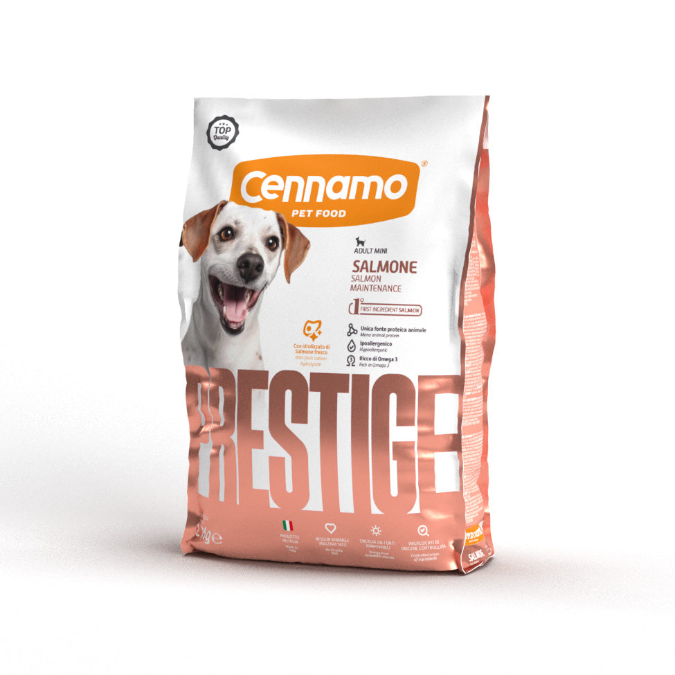 PRESTIGE ADULT MINI gusto SALMONE - Kg 2 e Kg 8