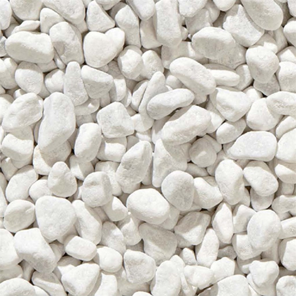 CIOTTOLO DI MARMO BIANCO CARRARA - sacco 25 Kg - varie grandezze