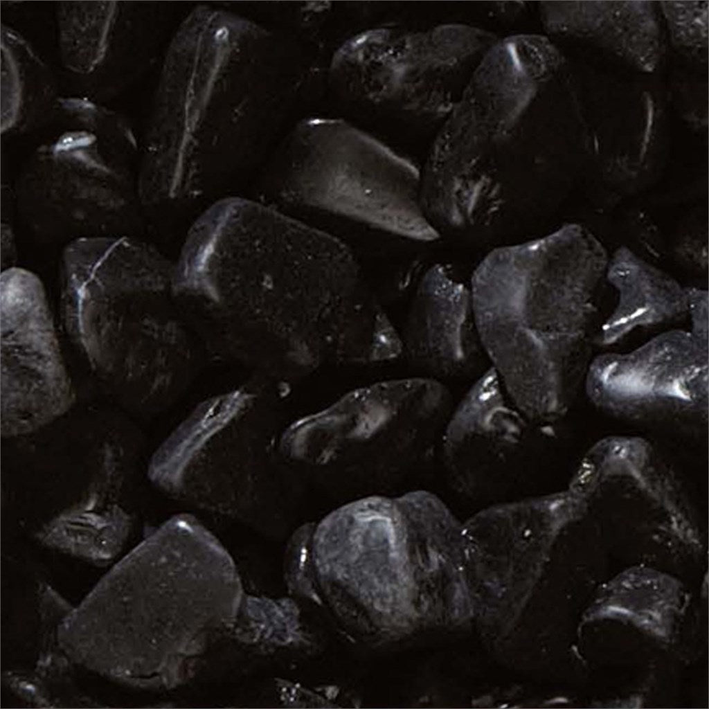 CIOTTOLO DI MARMO NERO EBANO - sacco 25 Kg - varie grandezze