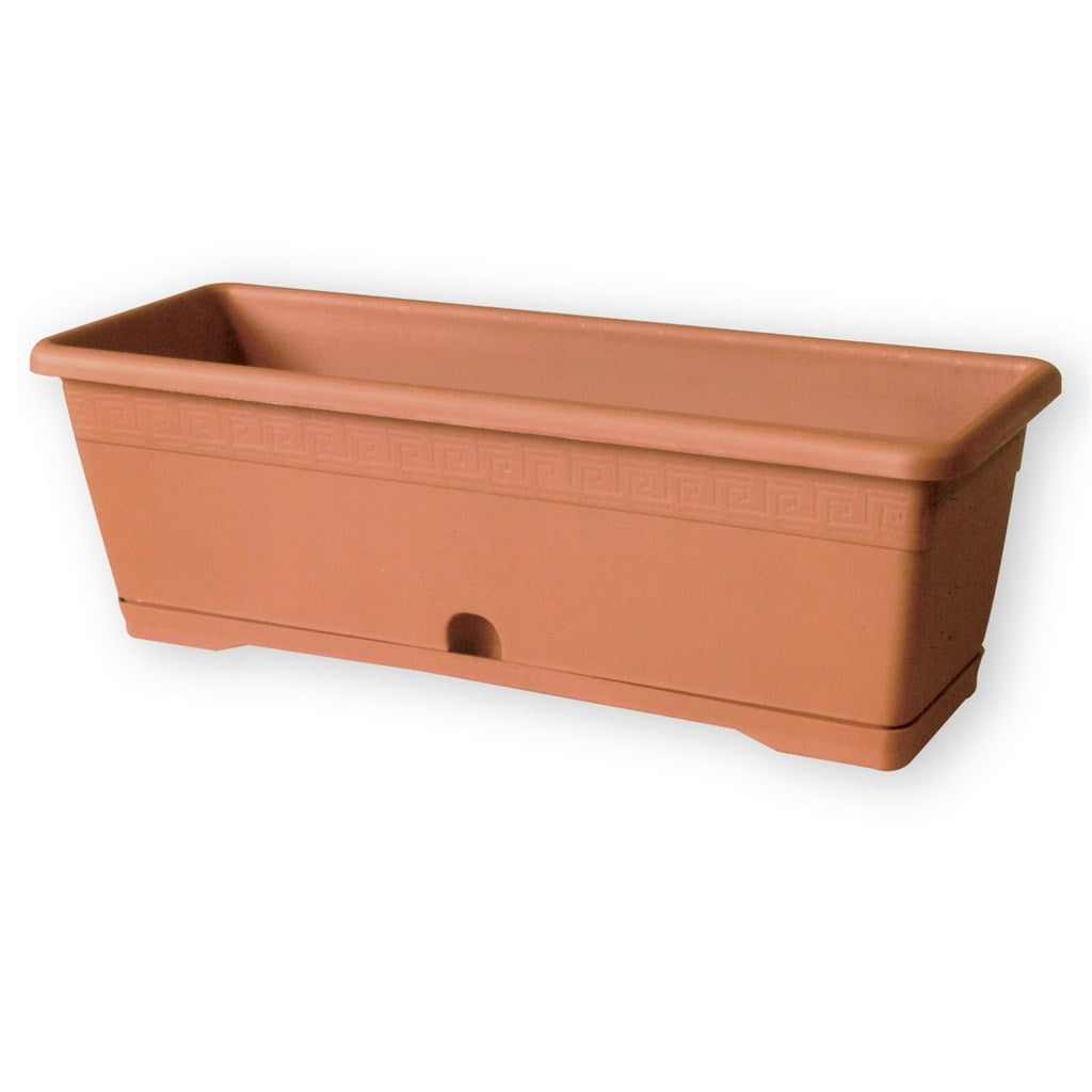 BALCONETTA CON SOTTOVASO VERSILIA - COLOR COCCIO - varie misure