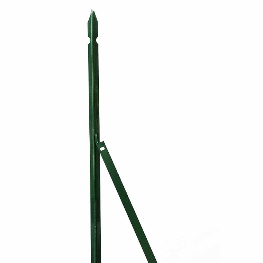 SAETTA METALLICA PLASTIFICATA FORMA L - colore verde - varie misure