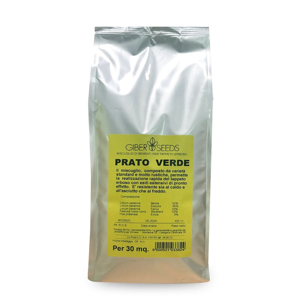 MISCUGLIO SEME GIBER SEEDS PRATO VERDE NEW - da Kg 1 a Kg 10