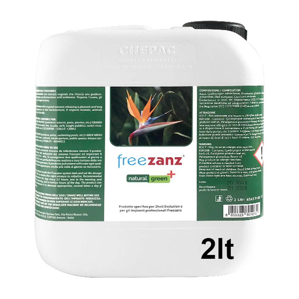 NATURAL GREEN+ (per ZHALT EVOLUTION) FREEZANZ - lt 2