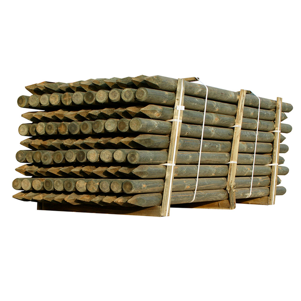 PALO PINO TORNITO Ø cm 5 - CON PUNTA - varie altezze