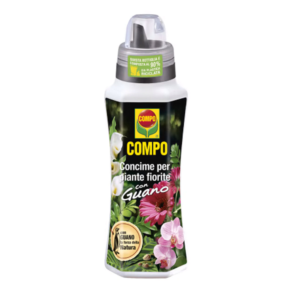 CONCIME PIANTE FIORITE CON GUANO - ml 500 e lt 1