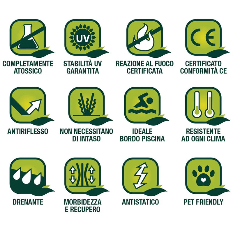 PRATO SINTETICO MORBIDO 40mm