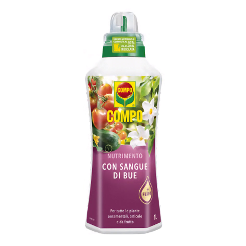 CONCIME NUTRIMENTO TUTTE LE PIANTE CON SANGUE DI BUE COMPO - Kg 1