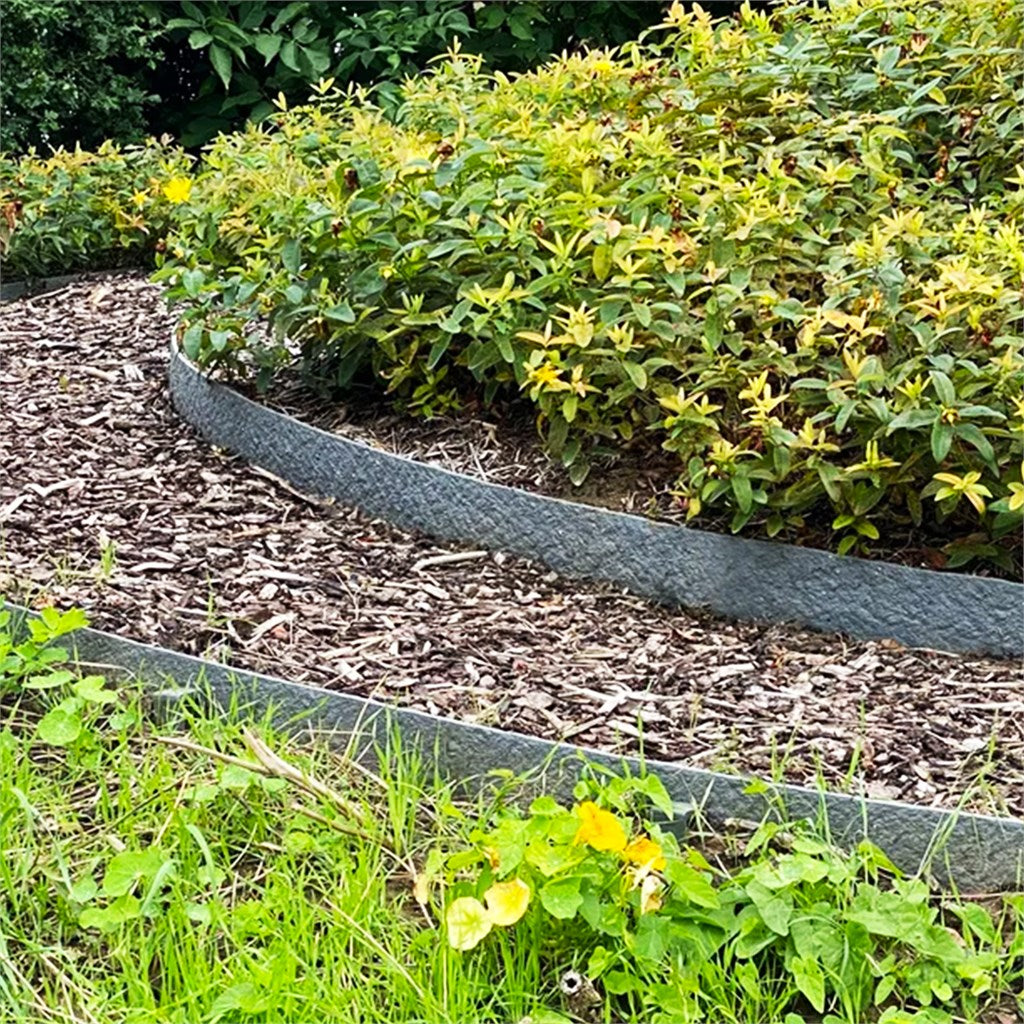 BORDURA ECOBORD - h cm 14 - colore GRIGIO - mt 10 o mt 25